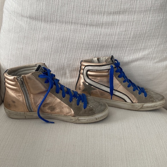 Golden Goose Slide Sneaker in Pink Gold - Picture 6 of 8